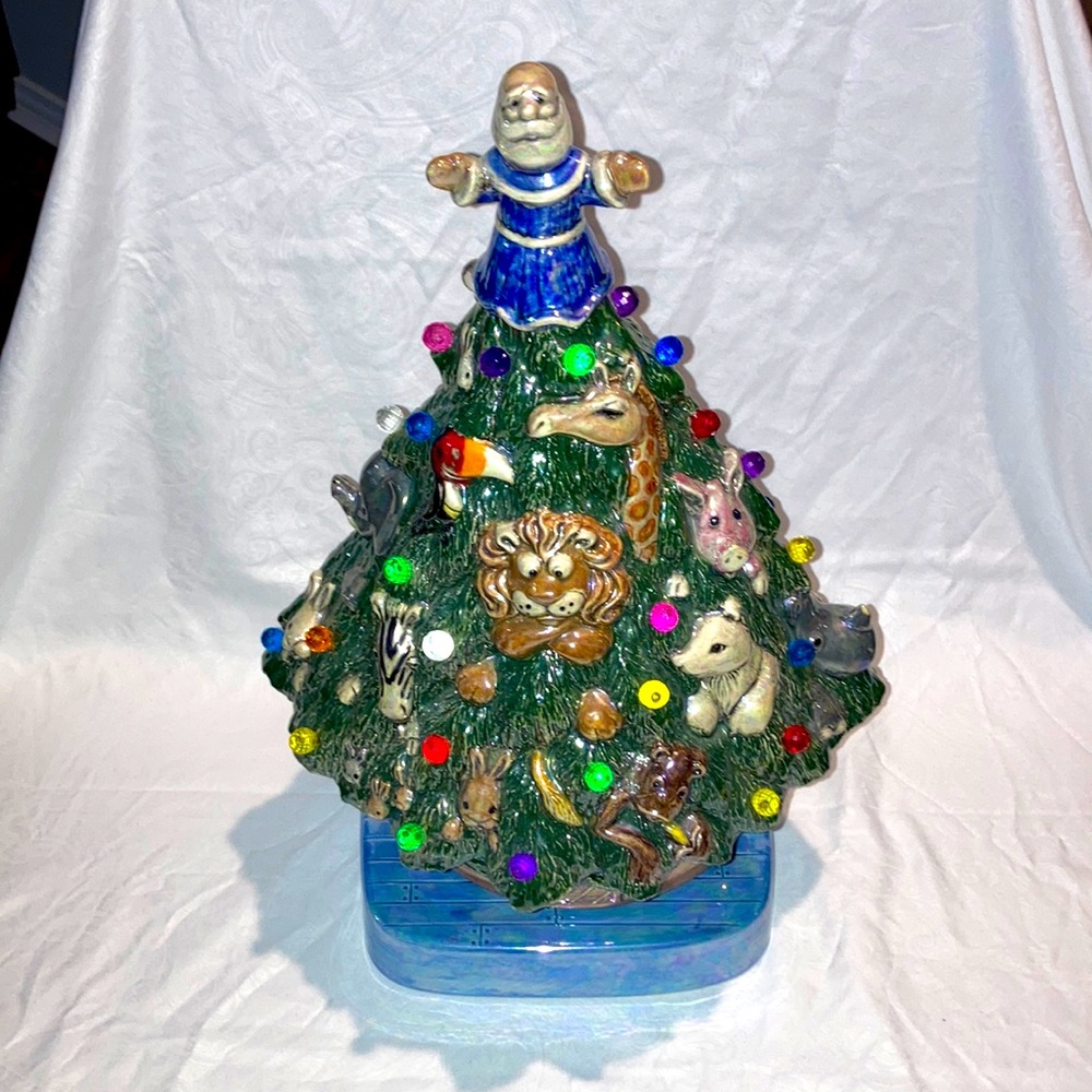 Vintage Noah’s Ark Christmas Tree